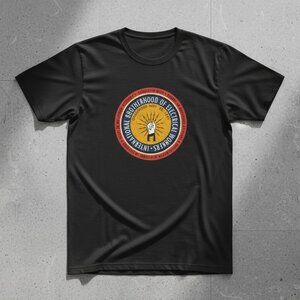 Italia Eagle Graphic T-Shirt | Italian Pride Tee | Bold Letter P Design Black